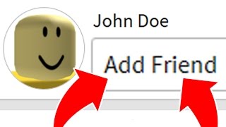 Do Not Add John Doe Account As A Friend In Roblox - 