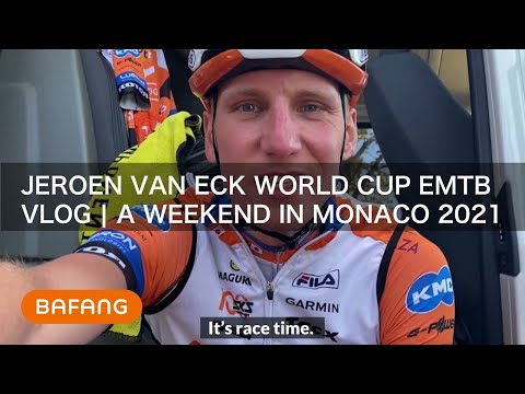 Jeroen van Eck Vlog from the World Cup eMTB Weekend in Monaco 2021