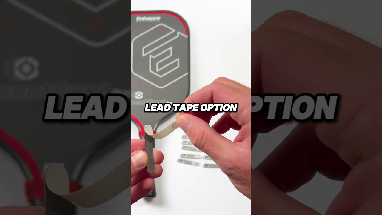 How to Customize Your Pickleball Paddle With Lead, Part 1