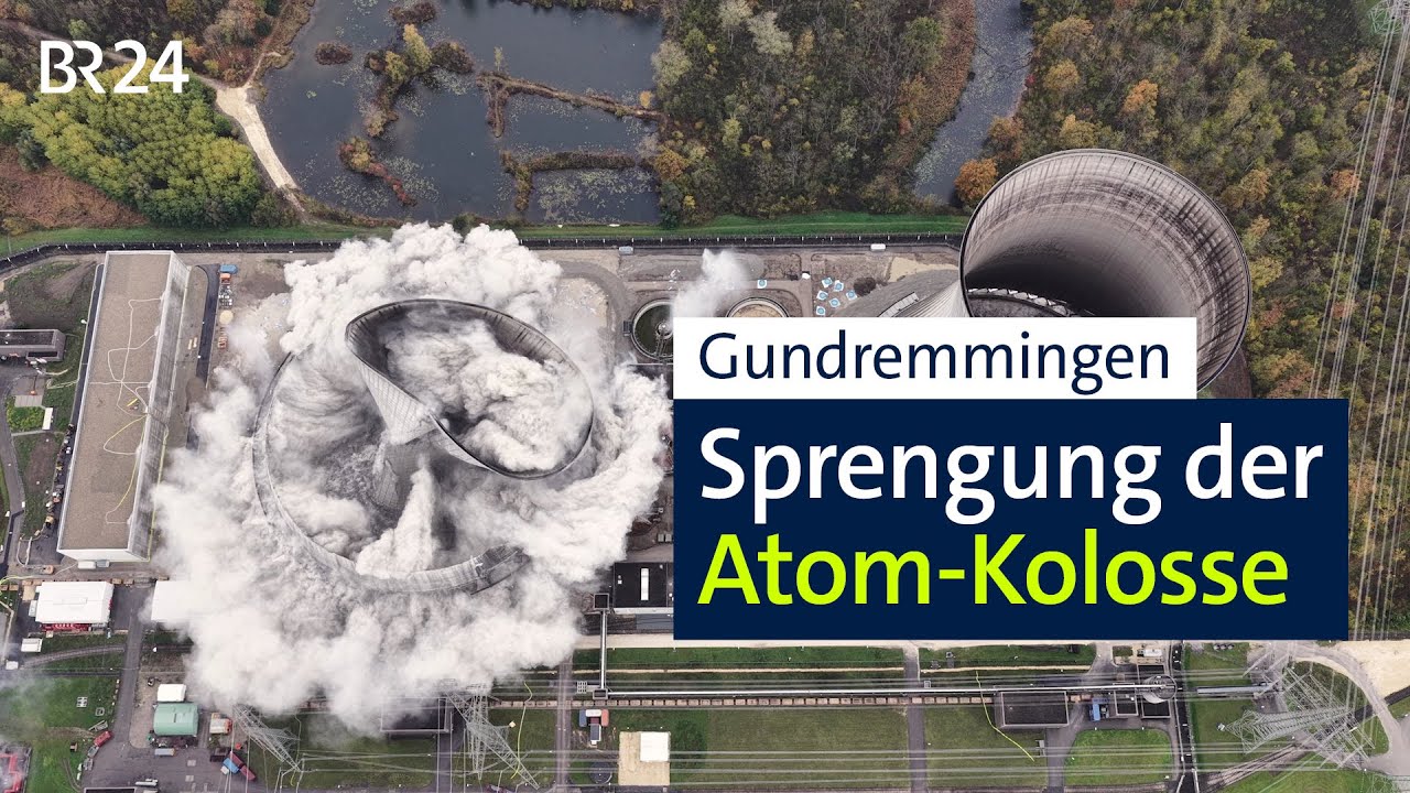 Hier weint man um die Kühltürme: Sprengung am AKW Gundremmingen I BR24 vor Ort