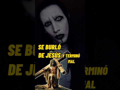 Marilyn Manson ☠️ NO IRA AL CIELO #dios #sabiasque #datoscuriosos #curiosidades #marilynmanson