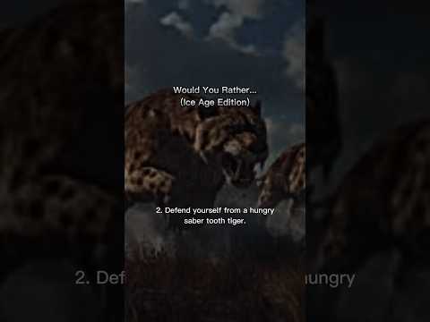 I Pick The Last One #prehistoric #dinosaur #trex #iceage #woolymammoth #smilodon