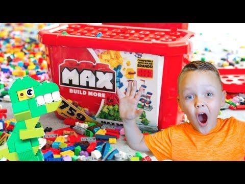 Massive Zuru Max Bricks Toys Building Set! Dinosaur and 1000 Max Bricks