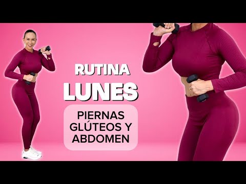 MONDAY: Legs, Glutes, and Upper Abs Routine | Nayla Vlogs