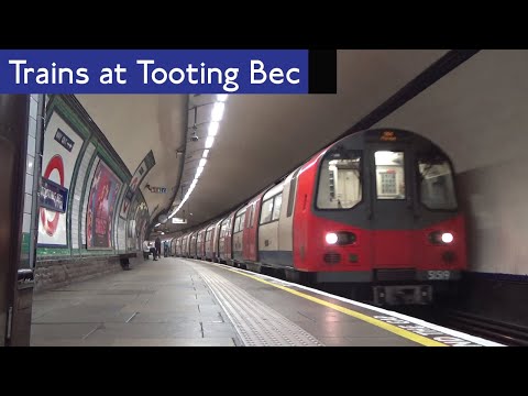 London Underground Northern Line Trains At Tooting Bec