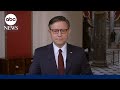 House Speaker Mike Johnson talks government shutdown