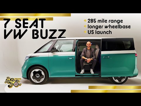 VW ID. Buzz 7-seater LWB Long Range EV MPV - FIRST LOOK