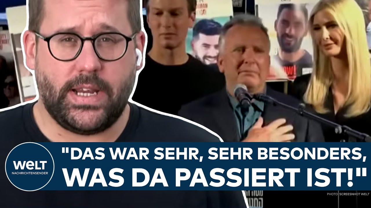 ISRAEL: "Das war sehr, sehr besonders, was da passiert ist!" Reden von Trump-Tochter und Witkoff!