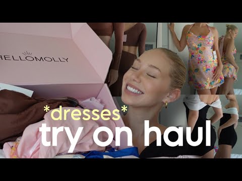 hello molly try on haul | 2023 dresses