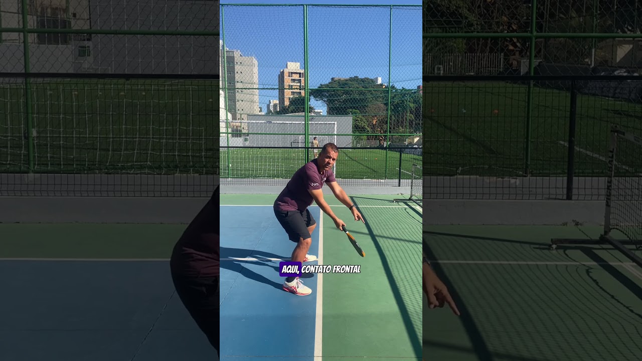 Olha essa dica para melhorar seus golpes na cozinha em um jogo de pickleball. #pickleballbh
