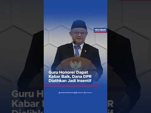 Video thumbnail Guru Honorer Dapat Kabar Baik, Dana DPR Dialihkan Jadi Insentif