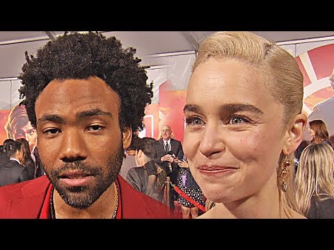 Donald Glover & Emila Clarke at the Solo: A Star Wars Story world-premiere (2018)