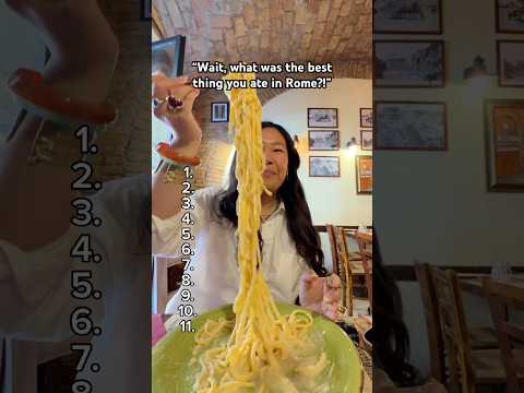 A list of the best things I ate in Rome (locals approved) #rome #italy #italianfood #travel