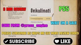 Vido-Test : Inkulinati 3 Min Review