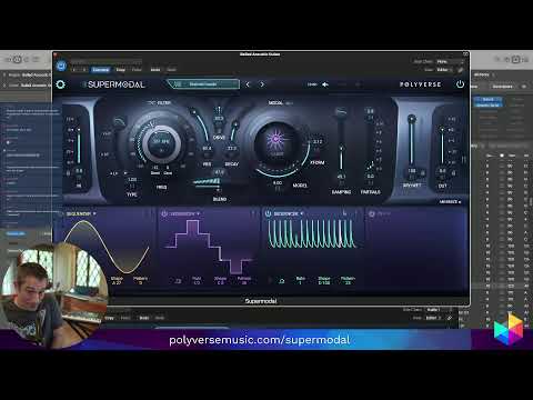 Supermodal Filter Sound Design - designing more presets