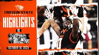 Oregon State Football Highlights. Lafayette (October 18, 2025)