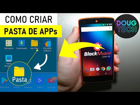 Como Criar PASTA de Aplicativos no LG Nexus