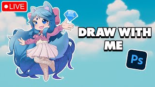 Jinx Fan Art, Tea, and Good Vibes, Productivity Stream | !YouTube !Dis