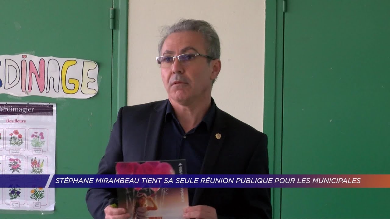 Yvelines | Stéphane Mirambeau tient sa seule réunion publique pour les Municipales