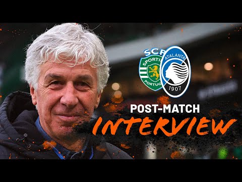 UEL andata Ottavi | Sporting-Atalanta 1-1 | Gian Piero Gasperini: “Ci rimane un po’ di rammarico”