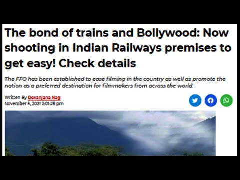 Bond between Bollywood & Trains - Shooting in Indian Railway premises gets easier with new FFO's!