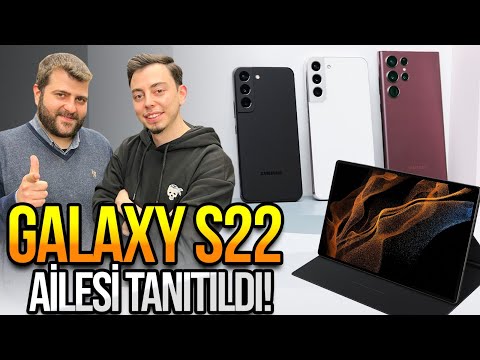 Galaxy S22 Ultra, S22 Plus, S22 ve Galaxy Tab S8 ailesi tanıtıldı! - S22 hediyeli canlı yayın!