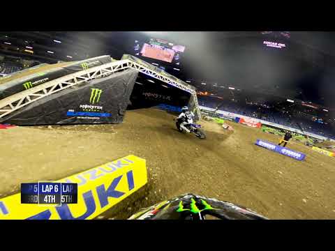 GoPro: Malcolm Stewart - 2021 Monster Energy Supercross - Indianapolis 2 - 450 Heat 2 Highlights