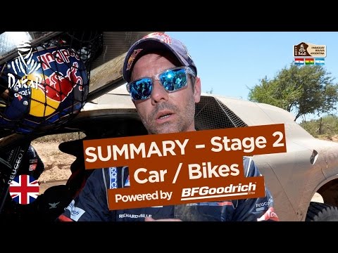 Stage 2 Summary - Car/Bike - (Resistencia / San Miguel de Tucumán) - Dakar 2017
