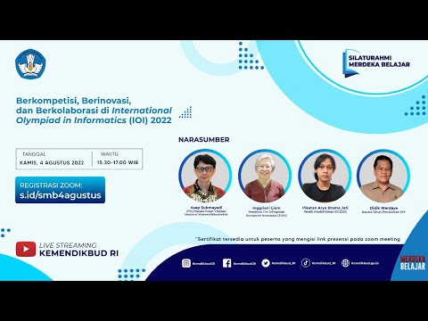 SMB: Berkompetisi, Berinovasi dan Berkolaborasi di International Olympiad in Informatics (IOI 2022)