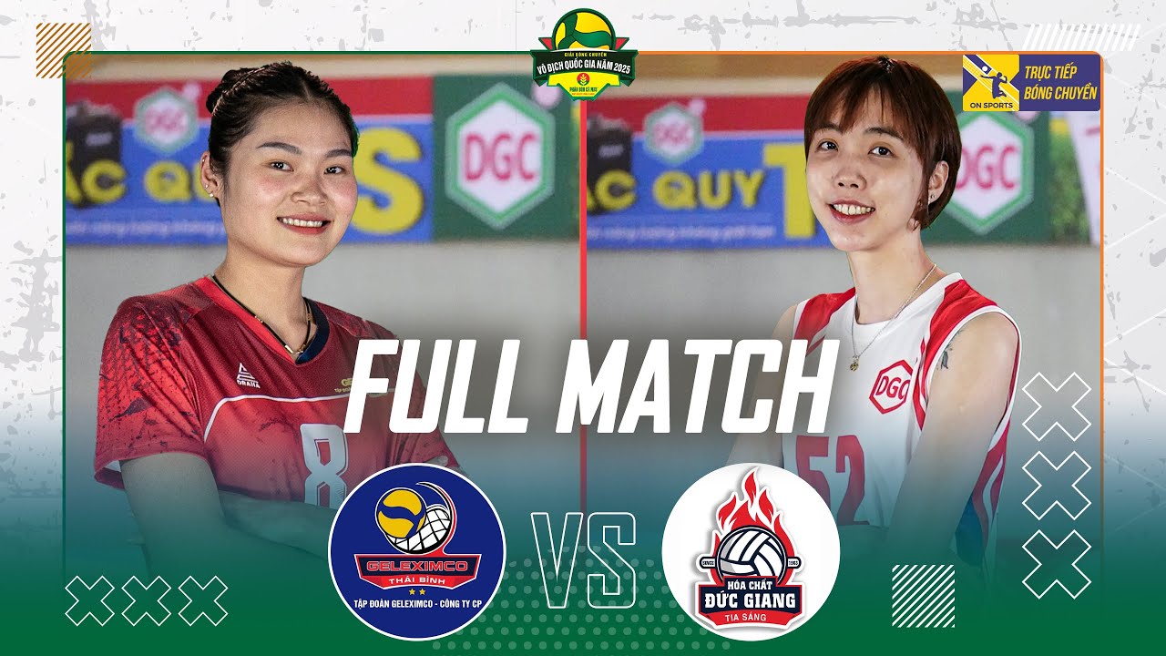 🔴Full Match | GELEXIMCO THÁI BÌNH vs HCĐG LÀO CAI | Đẳng cấp Tichaya lên tiếng, ngược dòng đỉnh cao