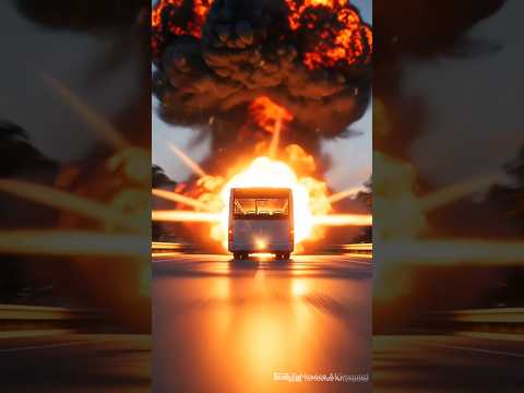 The Monkey Hero (Part 18): Indian Passenger Bus Explosion Scene | Emotional Ending #shorts #monkey