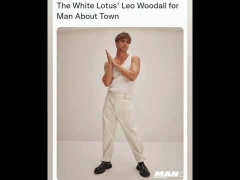 The White Lotus’ Leo Woodall for Man About Town