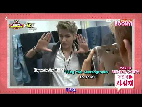 EXO - 130810 Show Champion Backstage (eng subbed)