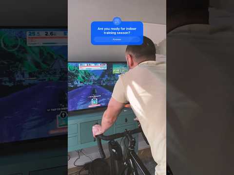 How do you ride in the winter?❄️ ​⁠@Zwift @wahoofitness