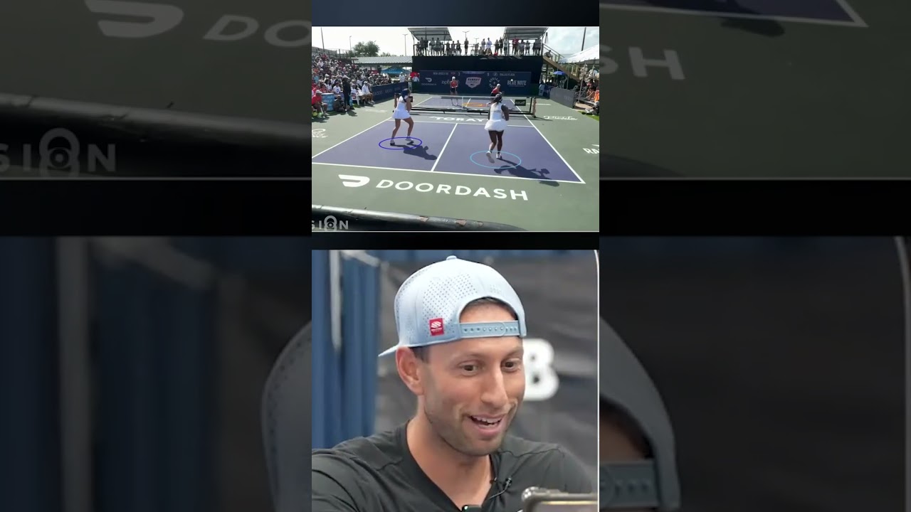 Ball bounces 👉 Advance to kitchen #pickleball