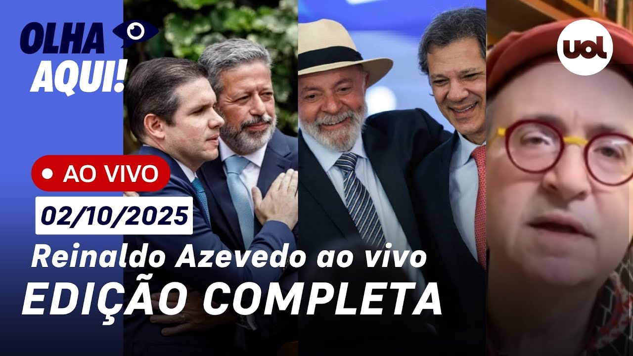 Reinaldo ao vivo Câmara aprova isenção do IR reunião entre Lula e Trump adulteração de bebidas e+