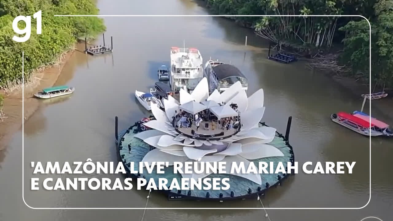 ‘Amazônia Live’ reúne Mariah Carey e cantoras paraenses
