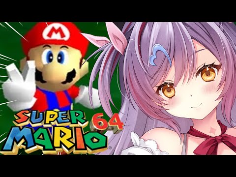 【マリオ64/完全初見】初めてのマリオ64で遊ぶぞ！【#夜羽月みるか/Varium】