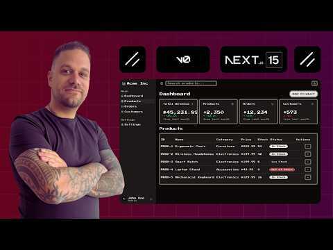 Build an AMAZING 8-Bit Dashboard! (Next.js, v0, Shadcn, 8bitcn)