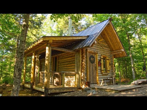 The New Porch on My Off Grid Log Cabin is My Favorite Spot on the Homestead