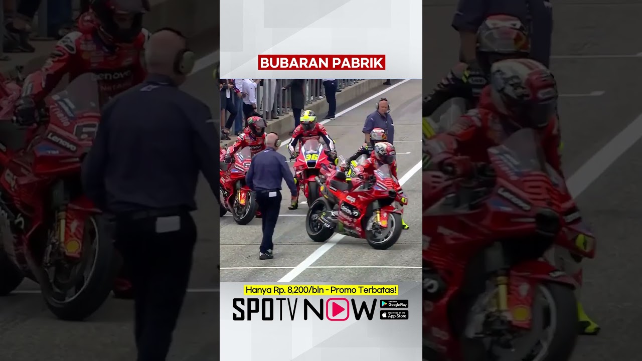 #MotoGP 🏍 - Belom mulai udah CHAOOOOSSS! Pada ganti motor ke ban slick semua 😂 #AmericasGP