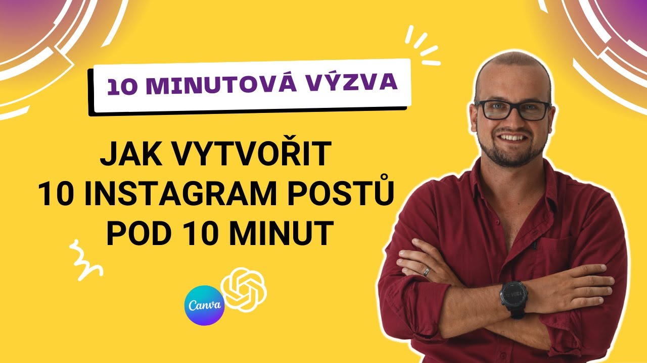 10 minutová výzva: Jak vytvořit 10 Instagram postů pod 10 minut
