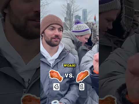 Sean Evans Asks Bears Fans the Age Old Question: Drums or Flats? #nflcreatoroftheweek @FirstWeFeast video clip