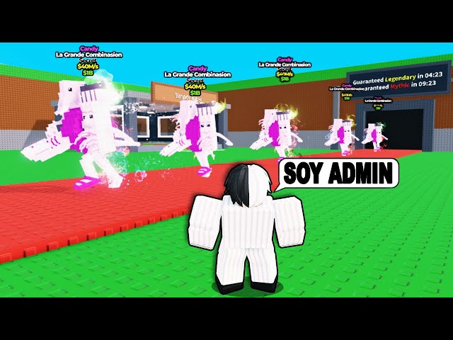 ME DIERON ADMIN y PUSE los BRAINROTS MÁS RAROS en Steal a Brainrot (roba un brainrot)
