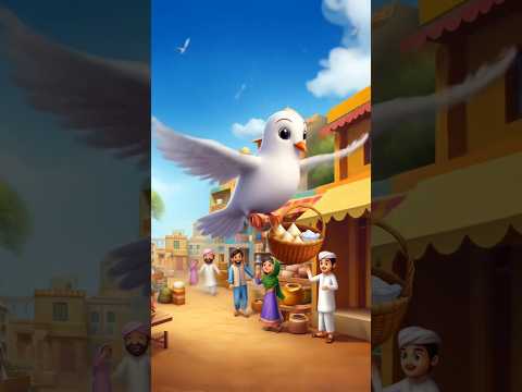 💫 एक किसान और कबूतर की अद्भुत दोस्ती | Hindi Cartoon Story | Moral 3D Animation #viral #bird #shorts