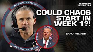 What if Florida State BEATS Alabama in Week 1?! 😳 | Always College Football
