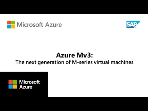 Introducing the Azure M-series Mv3 family for running SAP HANA on Azure