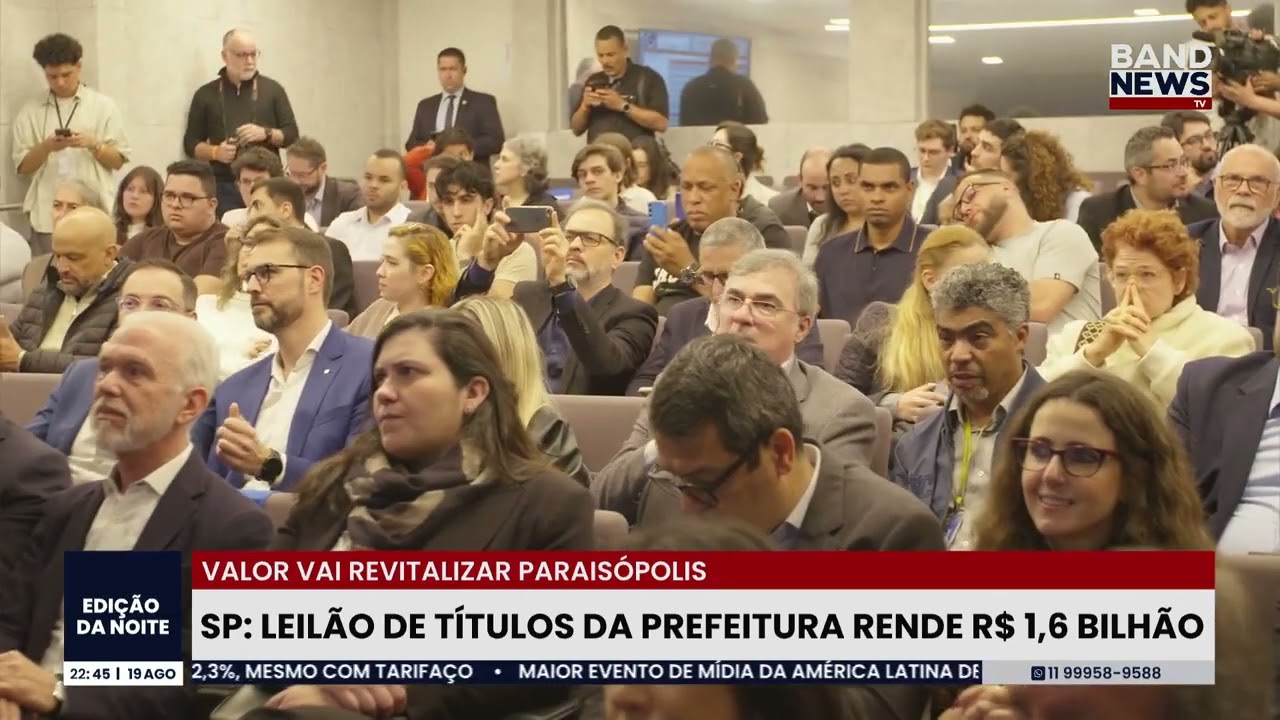 SP: leilão de títulos da prefeitura rende R$ 1,6 bilhão