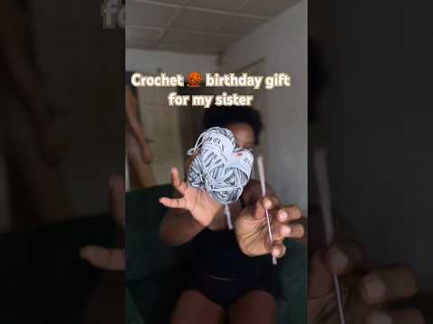Crocheting a birthday Gift for my Sister —crochet mesh sweater