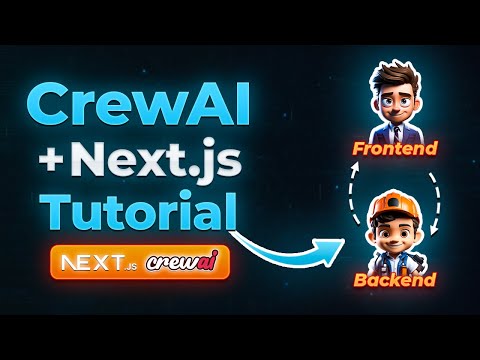 Fullstack NextJS & CrewAI Crash Course For Beginners [Source Code Included]